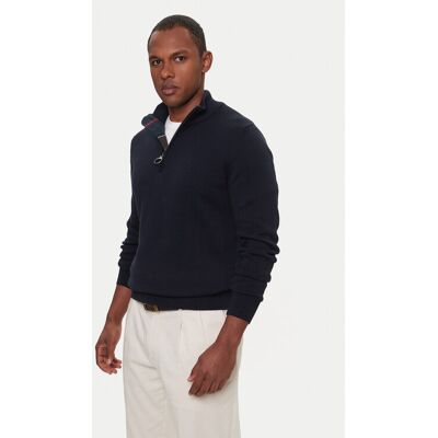 Barbour Pullover Half Zip MKN1074NY91 Dunkelblau Regular Fit S male Barbour Pullover Half Zip MKN1074NY91 Dunkelblau Regular Fit S male