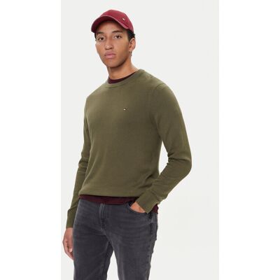Tommy Hilfiger Pullover MW0MW28046 Grün Regular Fit M male Tommy Hilfiger Pullover MW0MW28046 Grün Regular Fit M male