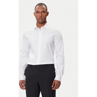 Armani Exchange Hemd XM001504 AF10192 U0002 Weiß Regular Fit L male Armani Exchange Hemd XM001504 AF10192 U0002 Weiß Regular Fit L male