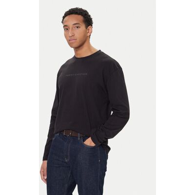 Tommy Hilfiger Longsleeve UM0UM03651 Schwarz Regular Fit S male Tommy Hilfiger Longsleeve UM0UM03651 Schwarz Regular Fit S male