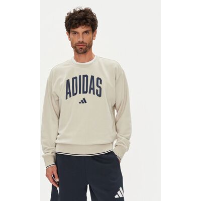adidas Sweatshirt Collegiate JM1732 Beige Regular Fit M male adidas Sweatshirt Collegiate JM1732 Beige Regular Fit M male