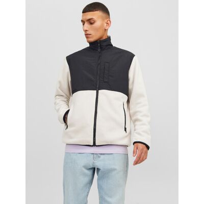 Jack & Jones Fleecejacke Marvin 12235864 Écru Regular Fit XXL male Jack & Jones Fleecejacke Marvin 12235864 Écru Regular Fit XXL male