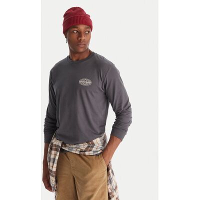 Billabong Longsleeve Diamond Vision EBYZT00368 Grau Regular Fit S male Billabong Longsleeve Diamond Vision EBYZT00368 Grau Regular Fit S male