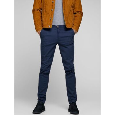 Jack & Jones Chinos Marco 12150148 Dunkelblau Slim Fit 34_32 male Jack & Jones Chinos Marco 12150148 Dunkelblau Slim Fit 34_32 male