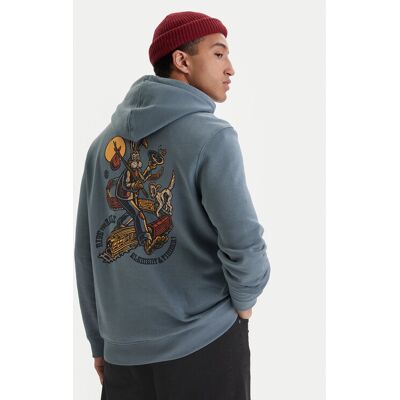 Element Sweatshirt Timber On Track Po ELYSF00316 Blau Regular Fit M male Element Sweatshirt Timber On Track Po ELYSF00316 Blau Regular Fit M male