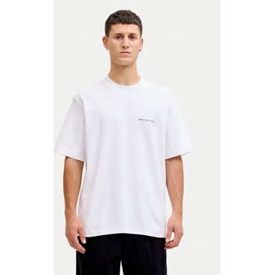 Jack & Jones T-Shirt Owen S 12292397 Weiß Relaxed Fit L male Jack & Jones T-Shirt Owen S 12292397 Weiß Relaxed Fit L male
