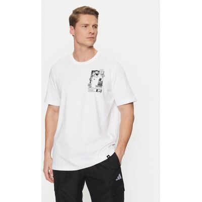 Adidas Messi Icon Weißes T-Shirt - Fußball Adidas Messi Icon Weißes T-Shirt - Fußball