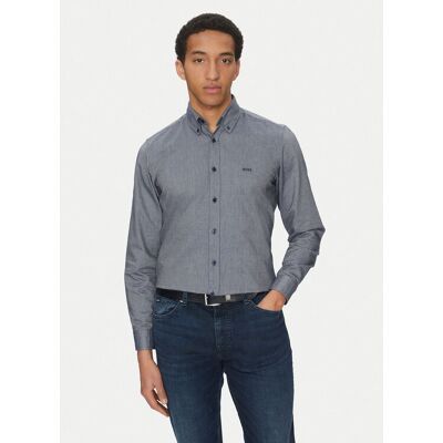 BOSS Hemd Rickert 50519707 Dunkelblau Regular Fit S male BOSS Hemd Rickert 50519707 Dunkelblau Regular Fit S male