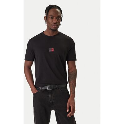 HUGO T-Shirt Danotie 50553124 Schwarz Regular Fit S male HUGO T-Shirt Danotie 50553124 Schwarz Regular Fit S male