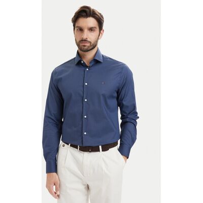 Tommy Hilfiger Hemd MW0MW43756 Dunkelblau Regular Fit 40 male Tommy Hilfiger Hemd MW0MW43756 Dunkelblau Regular Fit 40 male