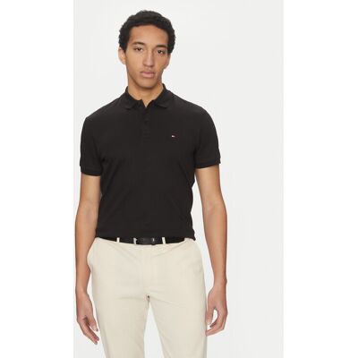 Tommy Hilfiger Poloshirt Essential MW0MW35585 Schwarz Regular Fit XL male Tommy Hilfiger Poloshirt Essential MW0MW35585 Schwarz Regular Fit XL male