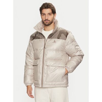 Converse Daunenjacke Commercial 10027145-A02 Beige Regular Fit XL male Converse Daunenjacke Commercial 10027145-A02 Beige Regular Fit XL male