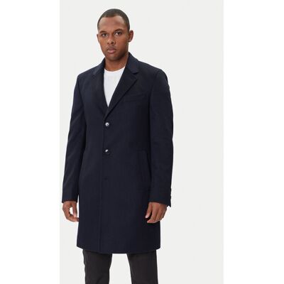 BOSS Wollmantel Hyde 50549187 Dunkelblau Slim Fit 58 male BOSS Wollmantel Hyde 50549187 Dunkelblau Slim Fit 58 male