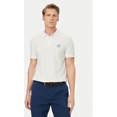 Tommy Hilfiger Poloshirt MW0MW43046 Weiß Regular Fit L male Tommy Hilfiger Poloshirt MW0MW43046 Weiß Regular Fit L male