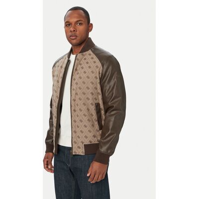 Guess Übergangsjacke 182886 Braun Classic Fit M male Guess Übergangsjacke 182886 Braun Classic Fit M male
