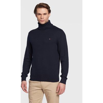 Tommy Hilfiger Rollkragenpullover Pima MW0MW28048 Dunkelblau Regular Fit S male Tommy Hilfiger Rollkragenpullover Pima MW0MW28048 Dunkelblau Regular Fit S male