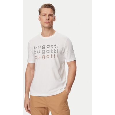 Bugatti T-Shirt 8350-15042E Weiß Regular Fit 3XL male Bugatti T-Shirt 8350-15042E Weiß Regular Fit 3XL male