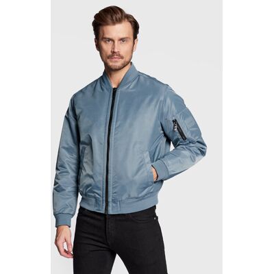 Calvin Klein Bomberjacke Hero K10K109907 Blau Relaxed Fit M male Calvin Klein Bomberjacke Hero K10K109907 Blau Relaxed Fit M male
