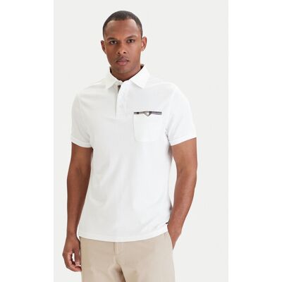 Barbour Poloshirt Premium CorpatchMML1496WH11 Weiß Tailored Fit M male Barbour Poloshirt Premium CorpatchMML1496WH11 Weiß Tailored Fit M male