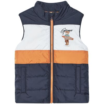 Guess Weste N6GL02 WCFM2 Dunkelblau Regular Fit 3Y male Guess Weste N6GL02 WCFM2 Dunkelblau Regular Fit 3Y male
