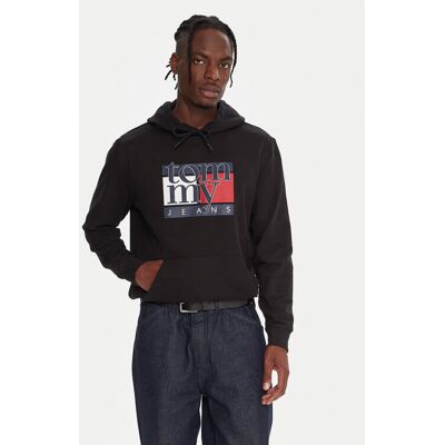 Tommy Jeans Sweatshirt DM0DM22092 Schwarz Relaxed Fit S male Tommy Jeans Sweatshirt DM0DM22092 Schwarz Relaxed Fit S male