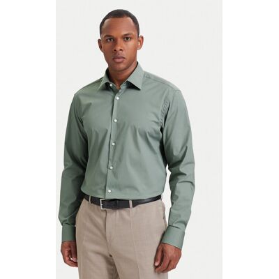 BOSS Hemd 50473265 Hellgrün Regular Fit 40 male BOSS Hemd 50473265 Hellgrün Regular Fit 40 male