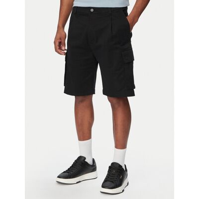 HUGO Stoffshorts Craysen 50556891 Schwarz Straight Fit M male HUGO Stoffshorts Craysen 50556891 Schwarz Straight Fit M male