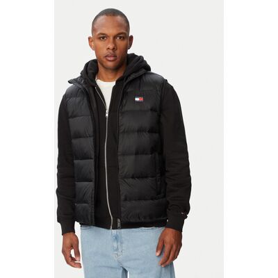 Tommy Jeans Weste DM0DM23232 Schwarz Regular Fit M male Tommy Jeans Weste DM0DM23232 Schwarz Regular Fit M male