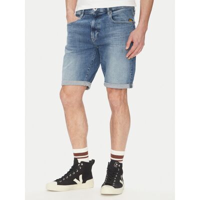 G-Star Raw Jeansshorts 3301 D10481 D634 H096 Blau Slim Fit 35 male G-Star Raw Jeansshorts 3301 D10481 D634 H096 Blau Slim Fit 35 male
