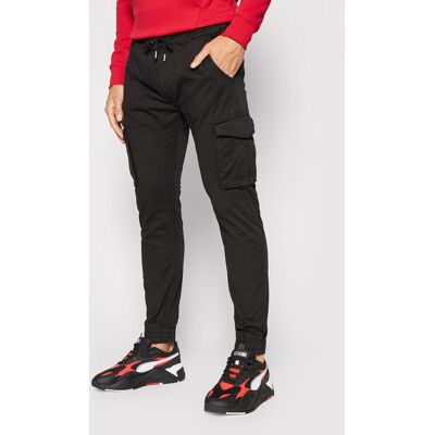 Alpha Industries Joggers Twill 116202 Schwarz Regular Fit S male Alpha Industries Joggers Twill 116202 Schwarz Regular Fit S male
