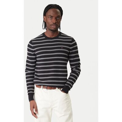 Tommy Hilfiger Pullover Seasonal MW0MW41643 Schwarz Regular Fit S male Tommy Hilfiger Pullover Seasonal MW0MW41643 Schwarz Regular Fit S male