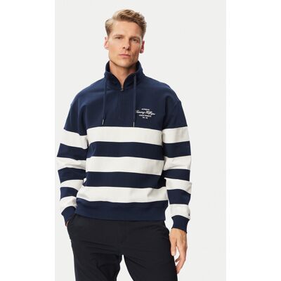 Tommy Hilfiger Sweatshirt Nautical MW0MW43190 Dunkelblau Regular Fit XXL male Tommy Hilfiger Sweatshirt Nautical MW0MW43190 Dunkelblau Regular Fit XXL male