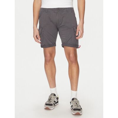 Alpha Industries Stoffshorts Crew 176203 Grau Slim Fit 28 male Alpha Industries Stoffshorts Crew 176203 Grau Slim Fit 28 male