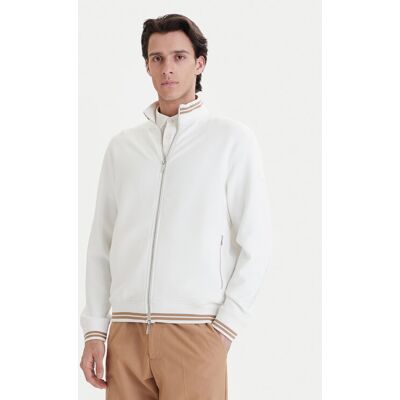 Bugatti Sweatshirt 8750-75080C Écru Regular Fit XL male Bugatti Sweatshirt 8750-75080C Écru Regular Fit XL male