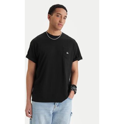 Quiksilver T-Shirt Salt Water EQYZT08205 Schwarz Comfort Fit M male Quiksilver T-Shirt Salt Water EQYZT08205 Schwarz Comfort Fit M male