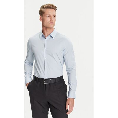 Calvin Klein Hemd LV04LB145G Himmelblau Slim Fit XS male Calvin Klein Hemd LV04LB145G Himmelblau Slim Fit XS male