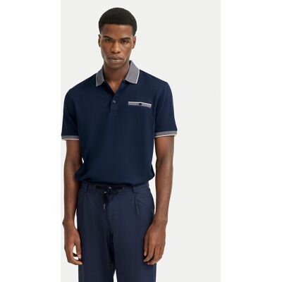 Bugatti Poloshirt 8151-75091C Dunkelblau Regular Fit XXL male Bugatti Poloshirt 8151-75091C Dunkelblau Regular Fit XXL male