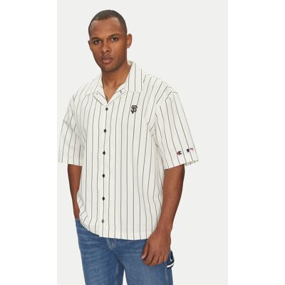 Champion Hemd 221041 Écru Regular Fit L male Champion Hemd 221041 Écru Regular Fit L male