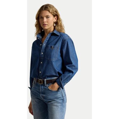 Polo Ralph Lauren Jeanshemd 211B17146001 Blau Regular Fit S female Polo Ralph Lauren Jeanshemd 211B17146001 Blau Regular Fit S female