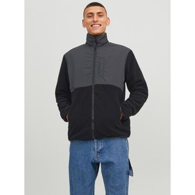 Jack & Jones Fleecejacke Marvin 12235864 Schwarz Regular Fit L male Jack & Jones Fleecejacke Marvin 12235864 Schwarz Regular Fit L male