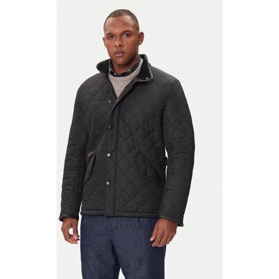 Barbour Übergangsjacke Powell MQU0281BK11 Schwarz Slim Fit XL male Barbour Übergangsjacke Powell MQU0281BK11 Schwarz Slim Fit XL male