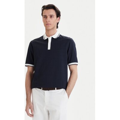 Bugatti Poloshirt 8150-75112C Dunkelblau Regular Fit 3XL male Bugatti Poloshirt 8150-75112C Dunkelblau Regular Fit 3XL male