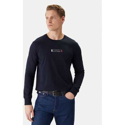 Tommy Hilfiger Longsleeve Brand Love Ls Tee MW0MW41454 Dunkelblau Slim Fit L male Tommy Hilfiger Longsleeve Brand Love Ls Tee MW0MW41454 Dunkelblau Slim Fit L male