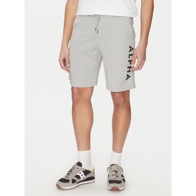 Alpha Industries Sportshorts 116366 Grau Regular Fit L male Alpha Industries Sportshorts 116366 Grau Regular Fit L male