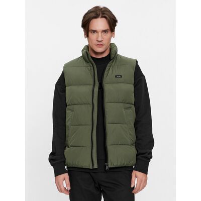 Calvin Klein Weste Crinkle K10K110334 Grün Regular Fit S male Calvin Klein Weste Crinkle K10K110334 Grün Regular Fit S male