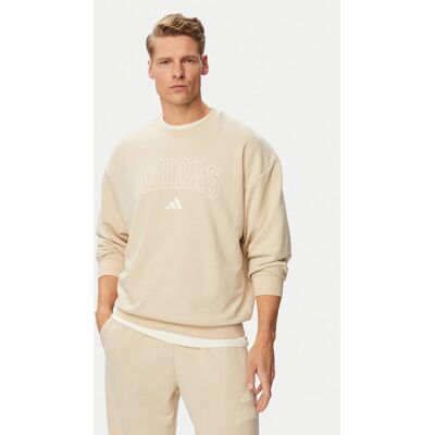 adidas Sweatshirt Seasonal Essentials Collegiate French Terry Crew KF4253 Beige Regular Fit L male adidas Sweatshirt Seasonal Essentials Collegiate French Terry Crew KF4253 Beige Regular Fit L male
