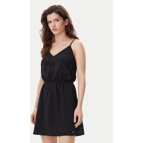 Tommy Jeans Sommerkleid Essential DW0DW20613 Schwarz Regular Fit M female