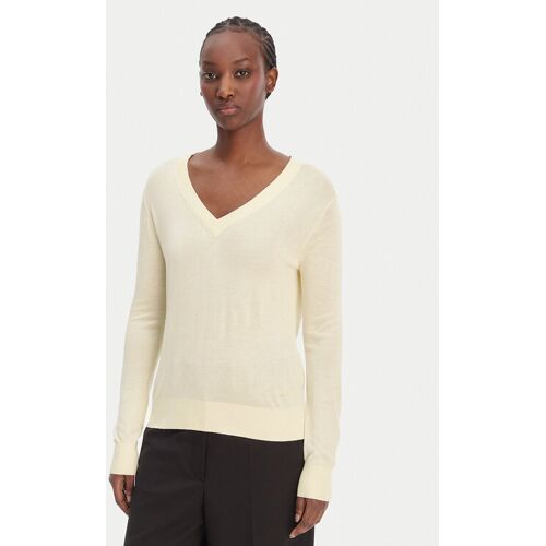 Calvin Klein Pullover LV044F324G Écru Regular Fit XS female