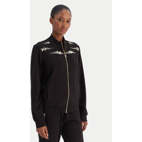 Liu Jo Sport Sweatshirt TF5152 FS576 Schwarz Regular Fit M female