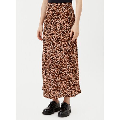 Pieces Midirock Franan 17116541 Braun Regular Fit XS female